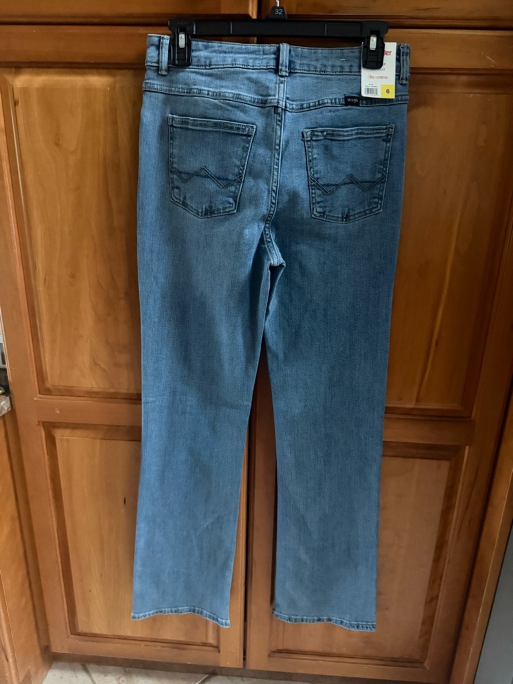 Wrangler Light Blue Women's Straight-Leg Jeans